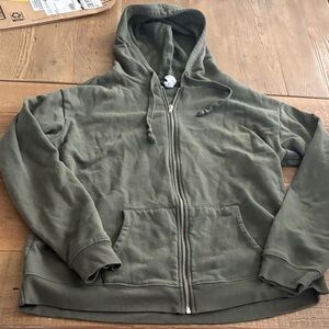 Tilly's Sage Green Zip-Up Jacket